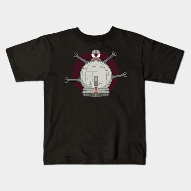 Technodrome Kids T-Shirt by natexopher